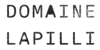 logo typographié domaine lapilli